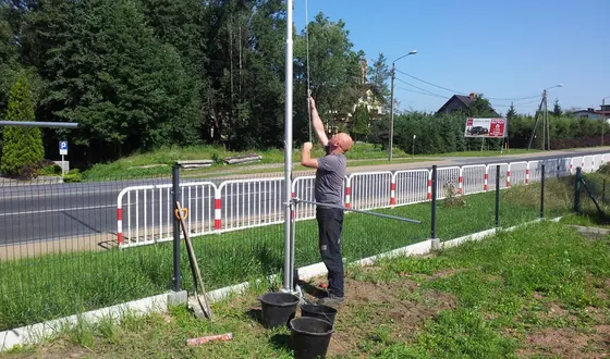 Rybnik — dostawa i montaż masztów flagowych
