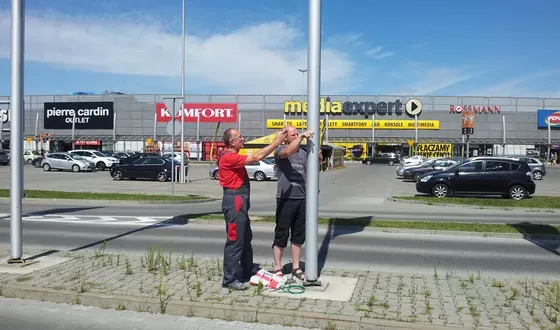 Opole — szkolenie z obsługi masztów flagowych