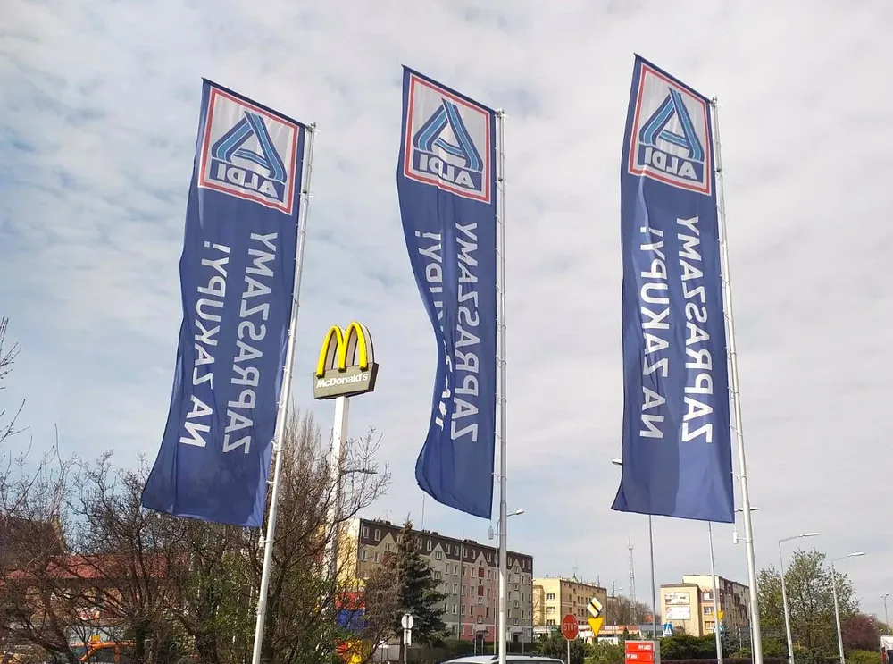 Aluminiowe maszty flagowe segmentowe